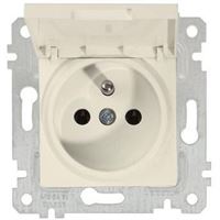 MEK. TUŞ UPS KAPAKLI (FRANSIZ) PRİZ KREM 1